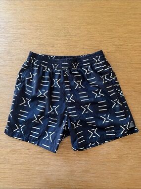 La Paz Men’s Navy Patterned Swim Trunks